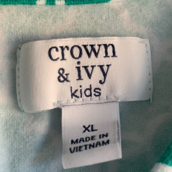 Crown and Ivy Girls Short Sleeve Keyhole Dress-XLg - Picture 2 of 8